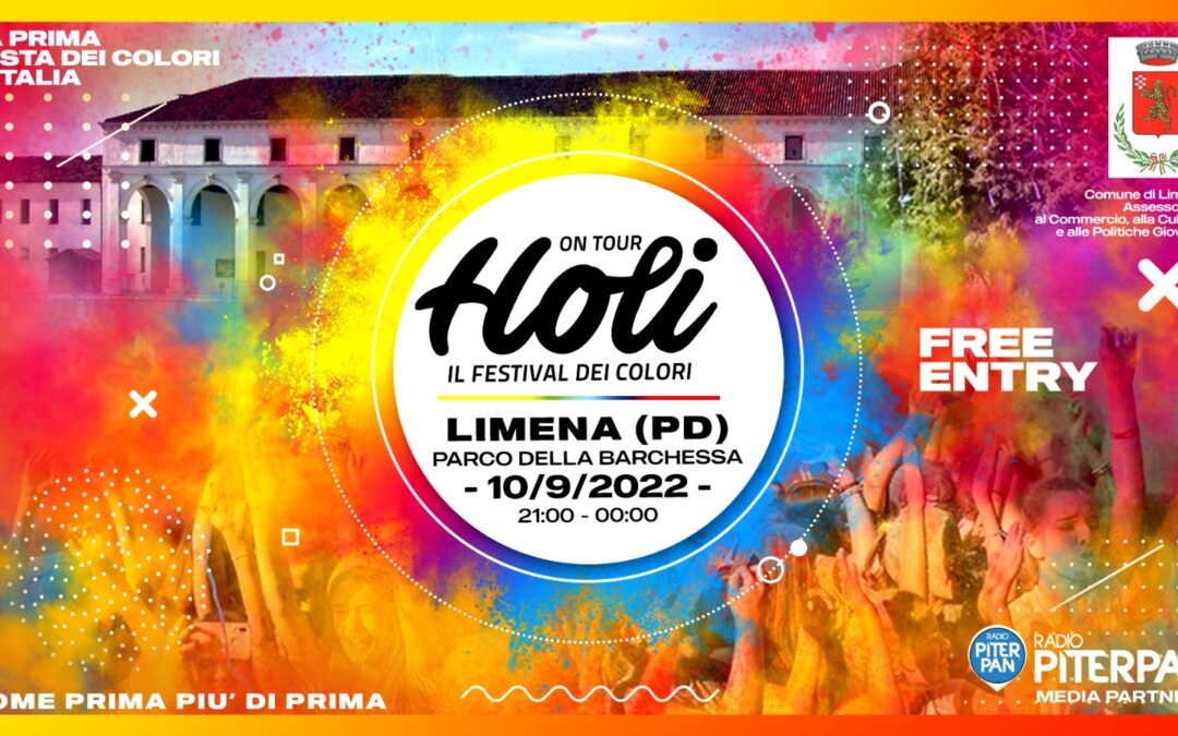 HOLI, il Festival dei Colori – Notte Bianca Limena (PD)