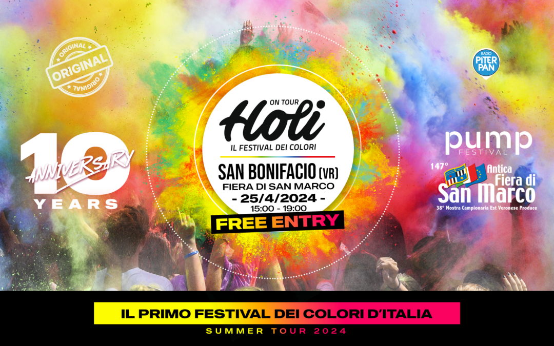 Holi a S.Bonifacio (VR) – 25 Aprile 2024
