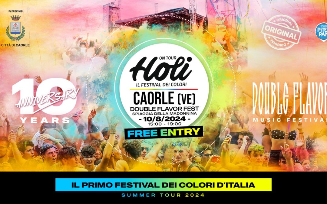 Holi a Caorle (VE)  – 10 Agosto 2024
