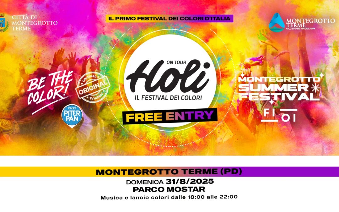 HOLI a Montegrotto Terme (PD) – 31 Agosto 2025