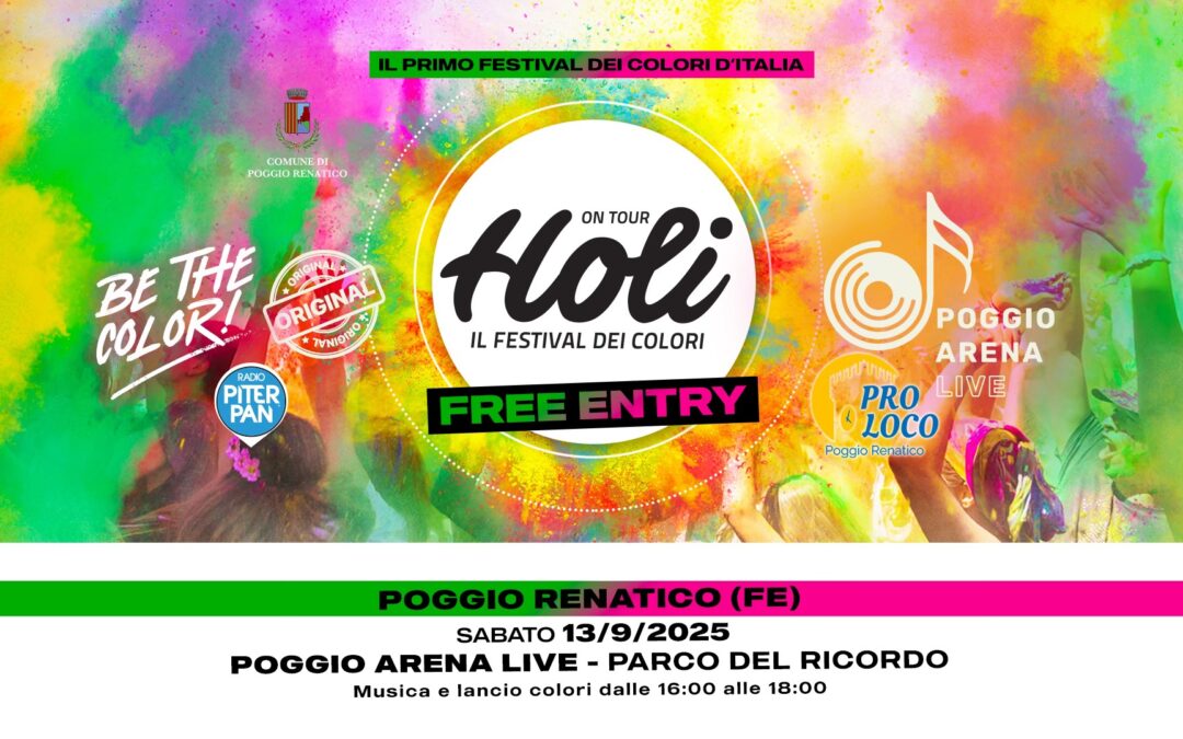 HOLI a Poggio Renatico (FE) – 13 Settembre 2025
