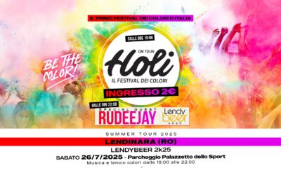 HOLI w/ RUDEEJAY a LENDYBEER Lendinara (RO) – 26 Luglio 2025